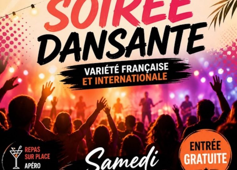 Soirée dansante variété Française et Internationale !