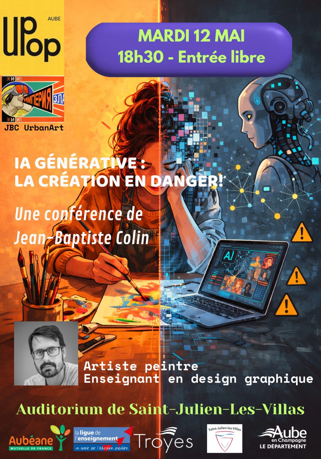 Conférence « IA générative : La création en danger ! »