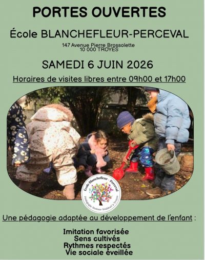 Journée portes ouvertes École maternelle Blanchefleur-Perceval de Troyes