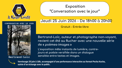 Vernissage exposition : Conversation avec le jour