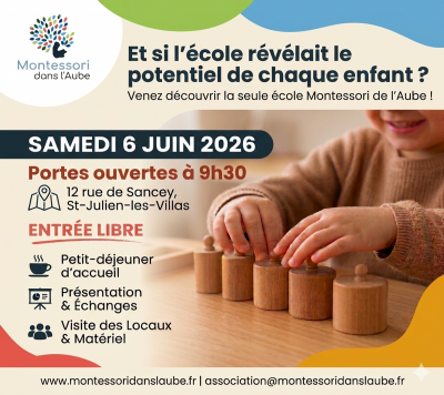 Portes ouvertes école Montessori dans l&rsquo;Aube