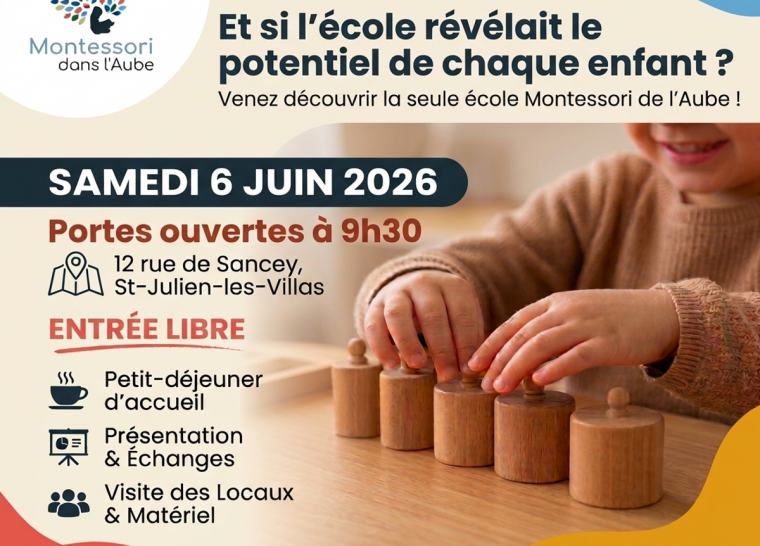 Portes ouvertes école Montessori dans l&rsquo;Aube