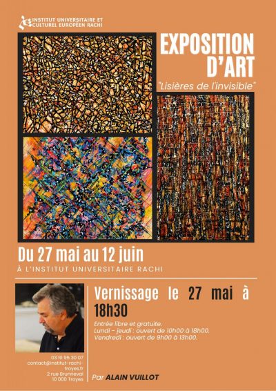 Exposition d&rsquo;art « Lisières de l&rsquo;invisible »