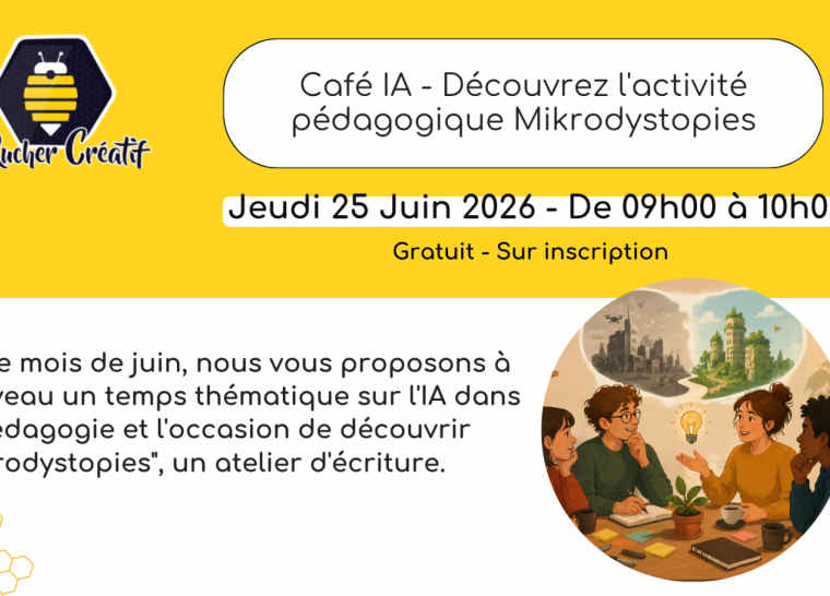 Café IA – Découvrez l&rsquo;activité pédagogique Mikrodystopies