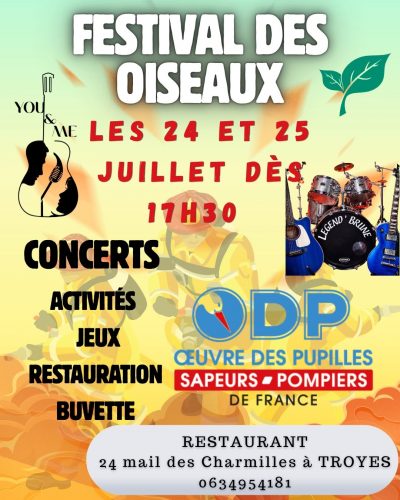 Concerts ODP et Festival des Oiseaux