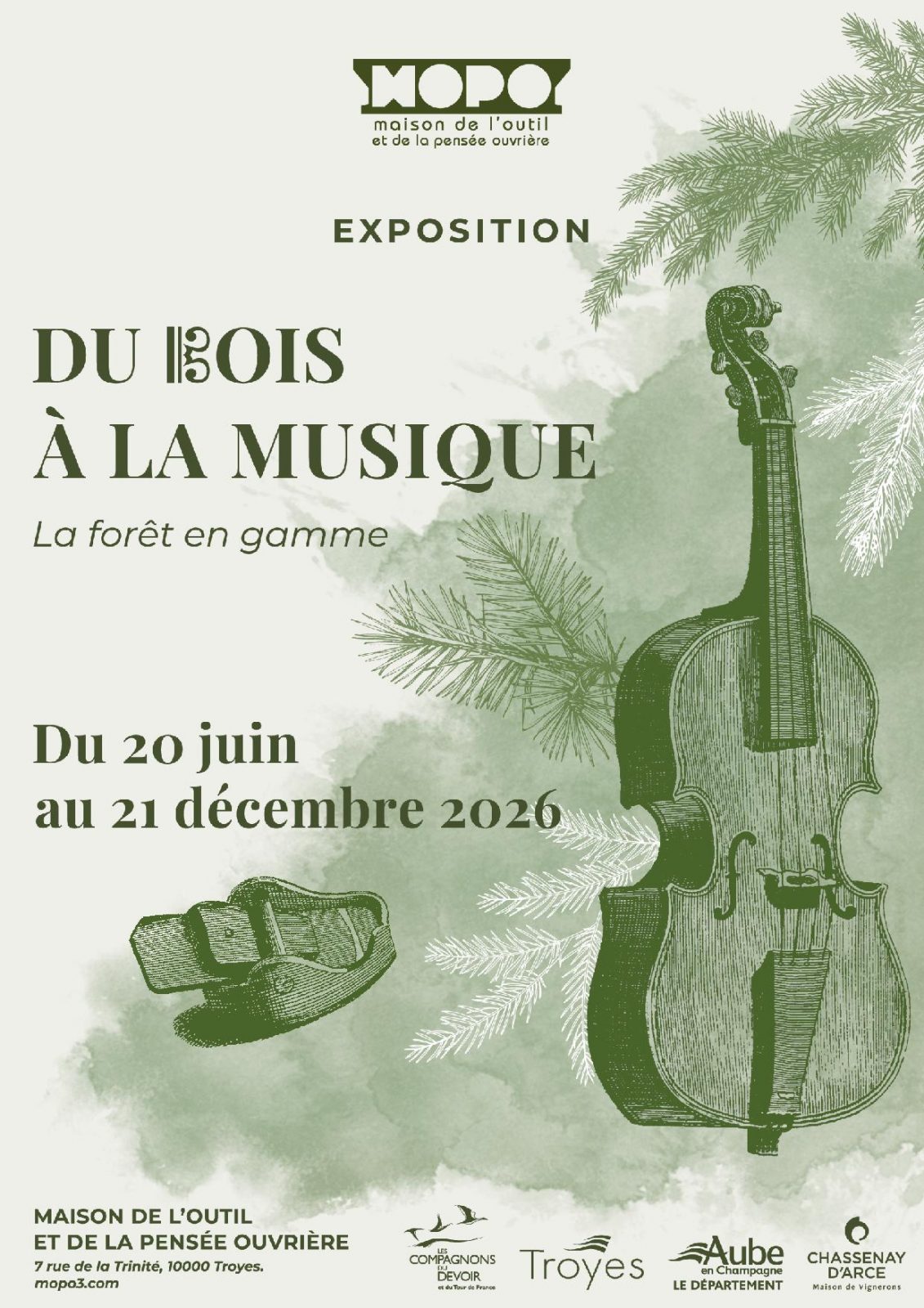 Exposition « Du bois à la musique, la forêt en gamme »