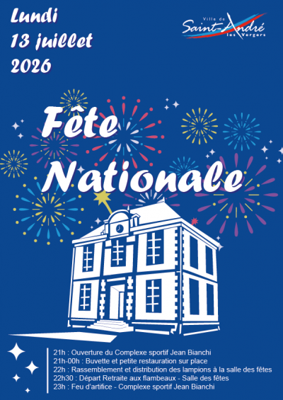 Fête Nationale à Saint-André-les-Vergers