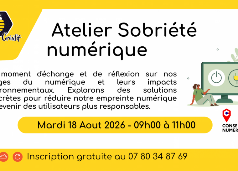 Atelier Sobriété numérique