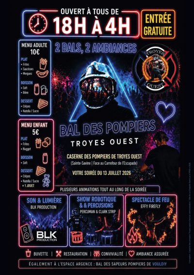 Bal des pompiers Troyes Ouest