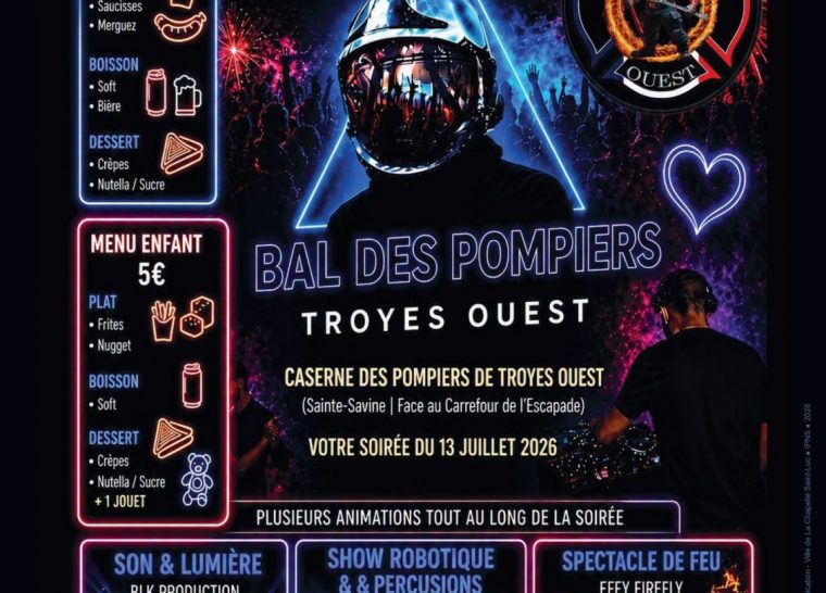 Bal des pompiers Troyes Ouest