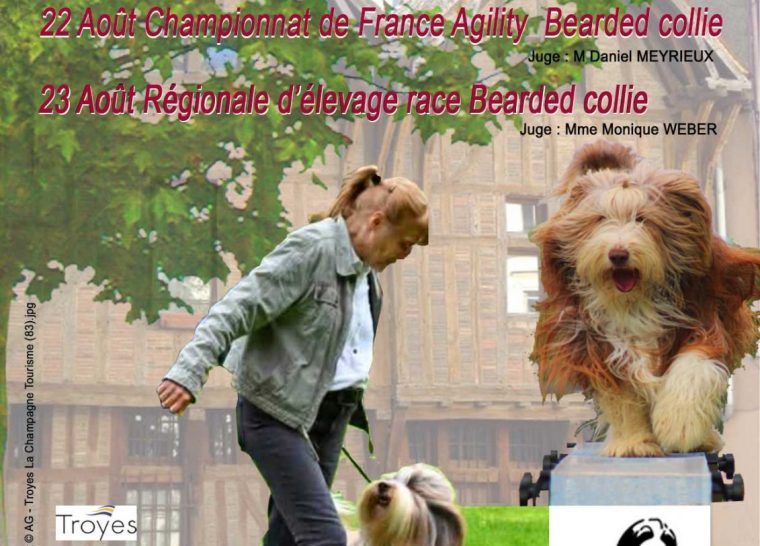 Championnat de France agility Bearded Collie et exposition Régionale d&rsquo;élevage