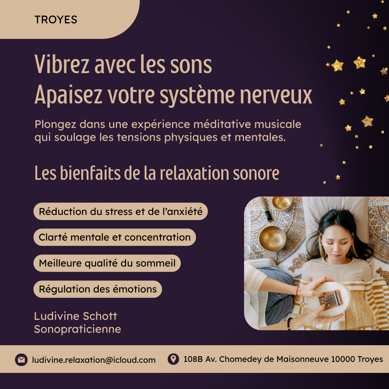 Relaxation sonore pour évacuer le stress et les tensions