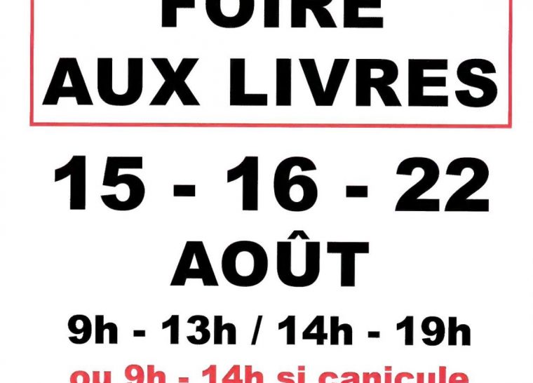 Foires aux livres