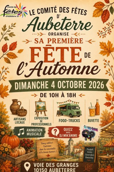 Fête de l&rsquo;Automne