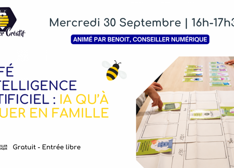 Café numérique : IA qu’à jouer en famille !