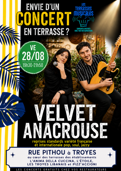 Concert du Duo Troyen « Velvet Anacrouse »