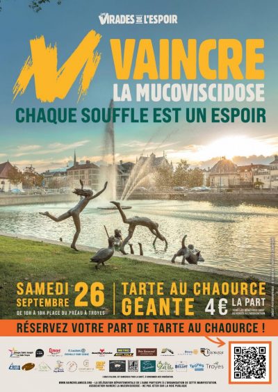 Virades de l&rsquo;Espoir – Vente de tarte au Chaource