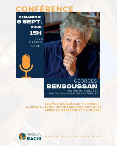 Conférence de Georges Bensoussan
