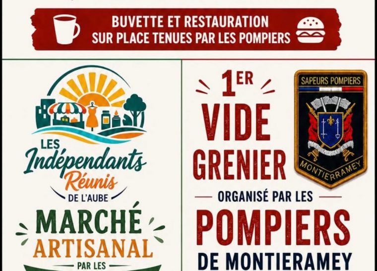 Marché artisanal et vide-greniers à Montiéramey