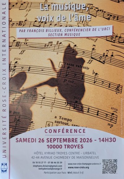 Conférence – La musique, voix de l&rsquo;âme