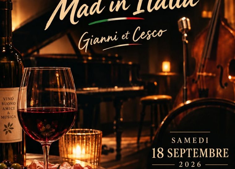 Soirée italienne avec le concert de Mad&rsquo;in Italia