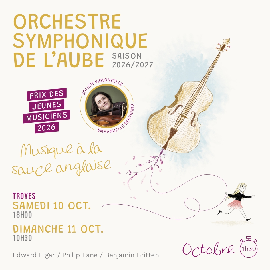 Orchestre Symphonique de l&rsquo;Aube – Musique à la sauce anglaise