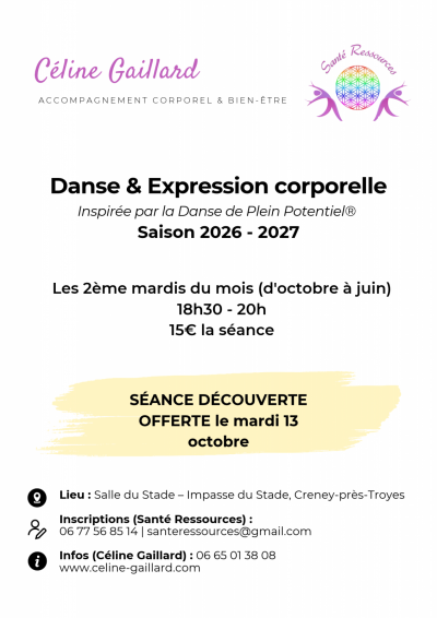 Danse & Expression corporelle : atelier découverte