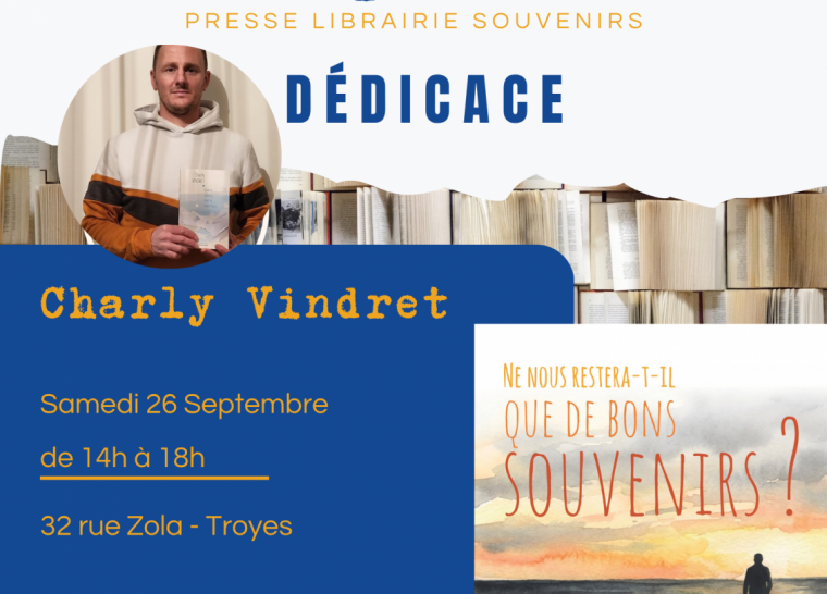 Rencontre-dédicace avec Charly Vindret