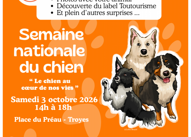Semaine Nationale du Chien – « Le chien au cœur de nos vies »