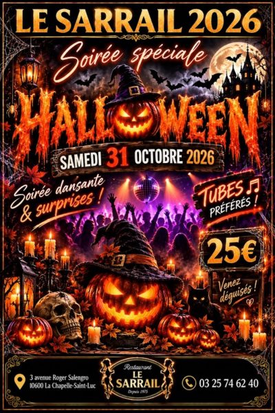 Halloween s&rsquo;invite au Sarrail !