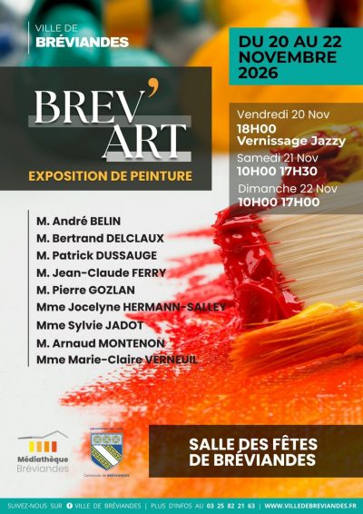 Exposition de peintures Brev&rsquo;Arts