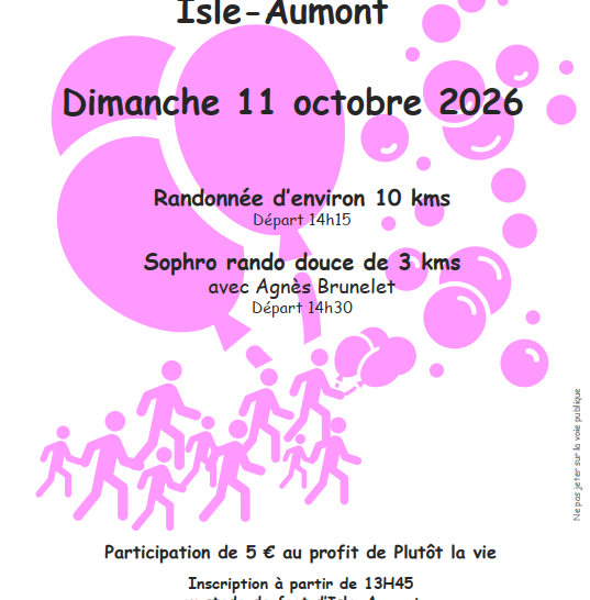 Octobre Rose à Isle-Aumont