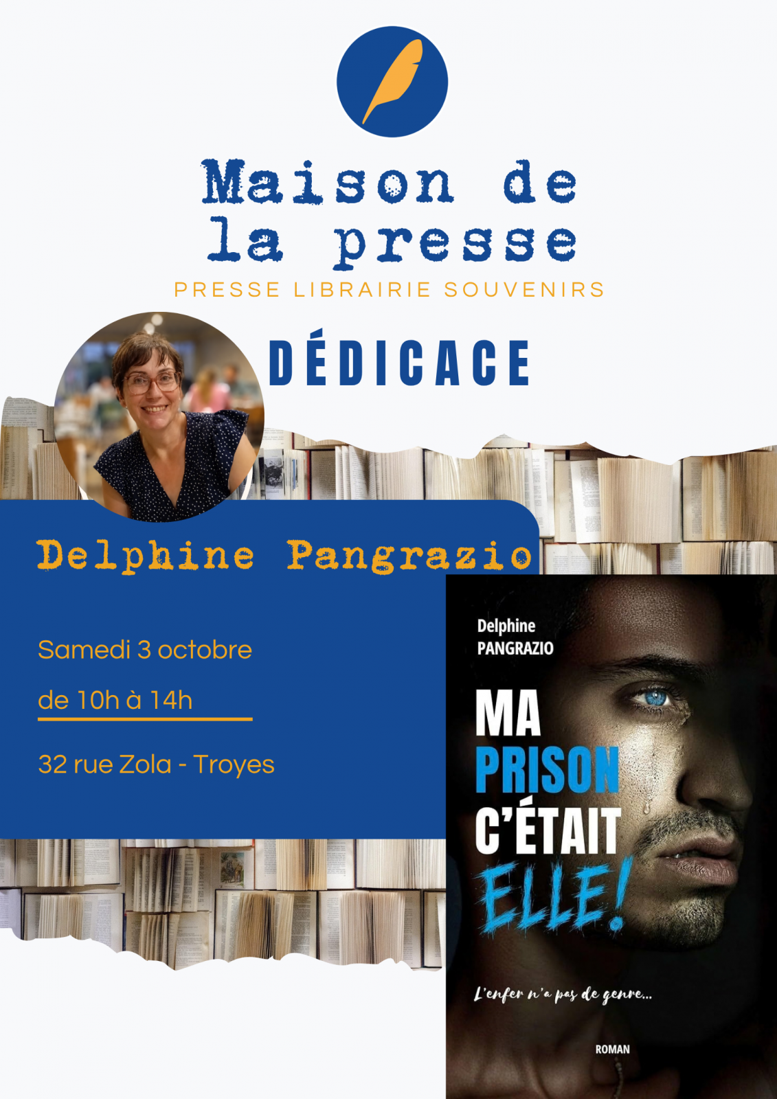 Rencontre-dédicace avec Delphine Pangrazio