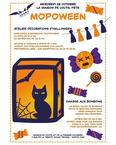 MOPOWEEN – Halloween à la Maison de l&rsquo;Outil et de la Pensée Ouvrière