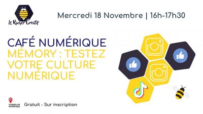 Café numérique Mémory : Testez votre culture numérique !