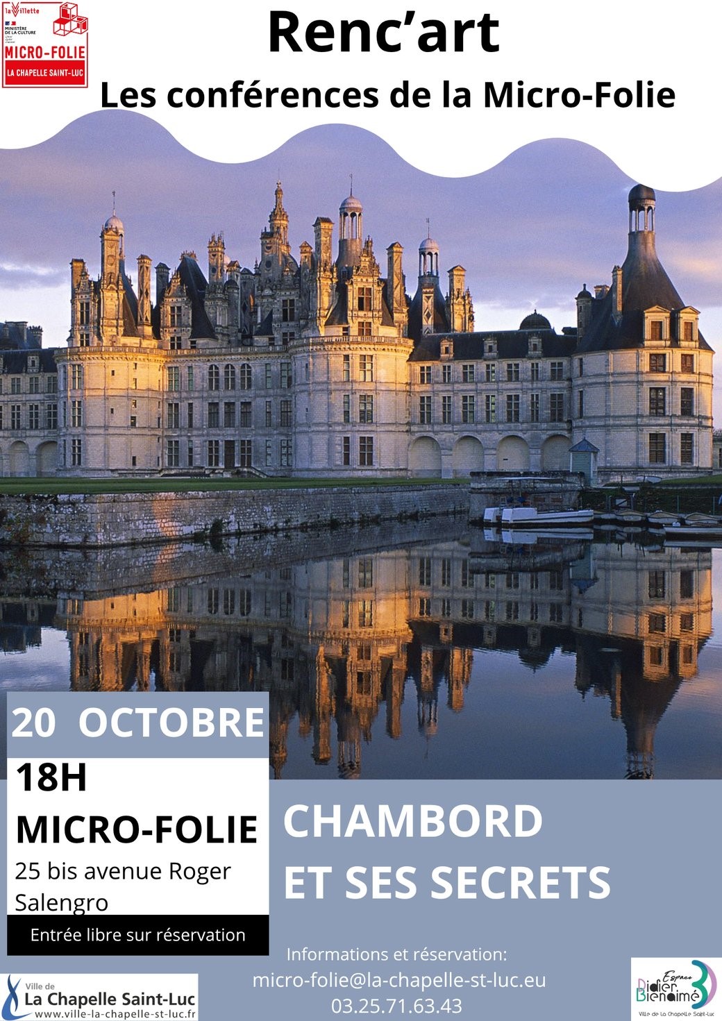 Renc&rsquo;art : Chambord et ses secrets