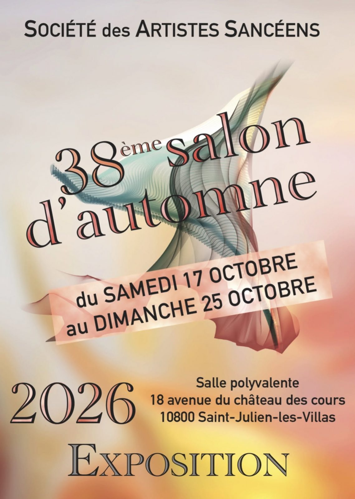 Salon d&rsquo;Automne des artistes Sancéens