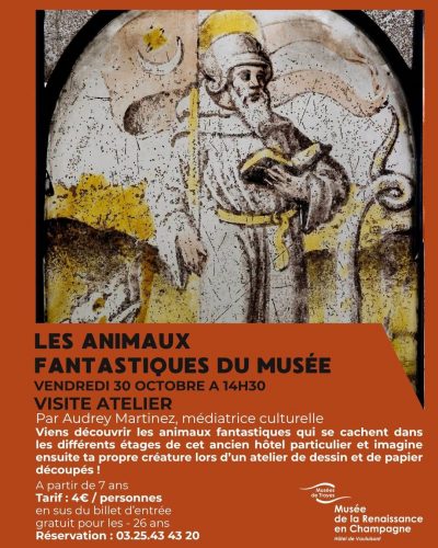 Visite-atelier en famille : Les animaux fantastiques du musée