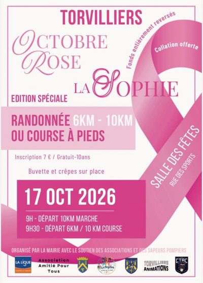 Octobre Rose – Edition spéciale « la Sophie »