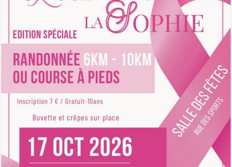 Octobre Rose – Edition spéciale « la Sophie »