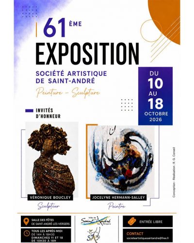 61ème exposition de la Société Artistique de Saint-André