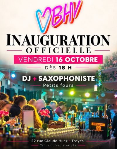 Soirée d&rsquo;inauguration du BHV – Bistrot de l&rsquo;Hôtel de Ville