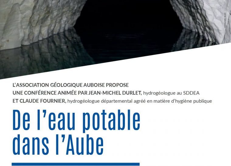 Conférence « De l&rsquo;eau potable dans l&rsquo;Aube »