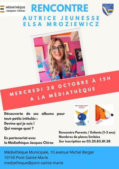 Rencontre avec Elsa Mroziewicz – Découverte d&rsquo;albums jeunesse