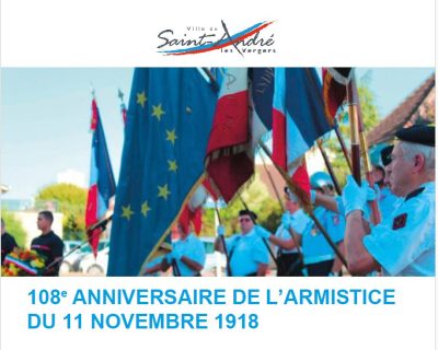 Commémoration du 108e anniversaire de l&rsquo;Armistice du 11 novembre 1918