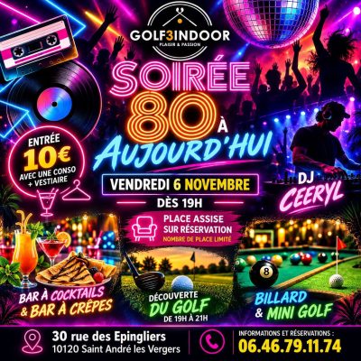 Soirée DJ des années 80 à aujourd&rsquo;hui