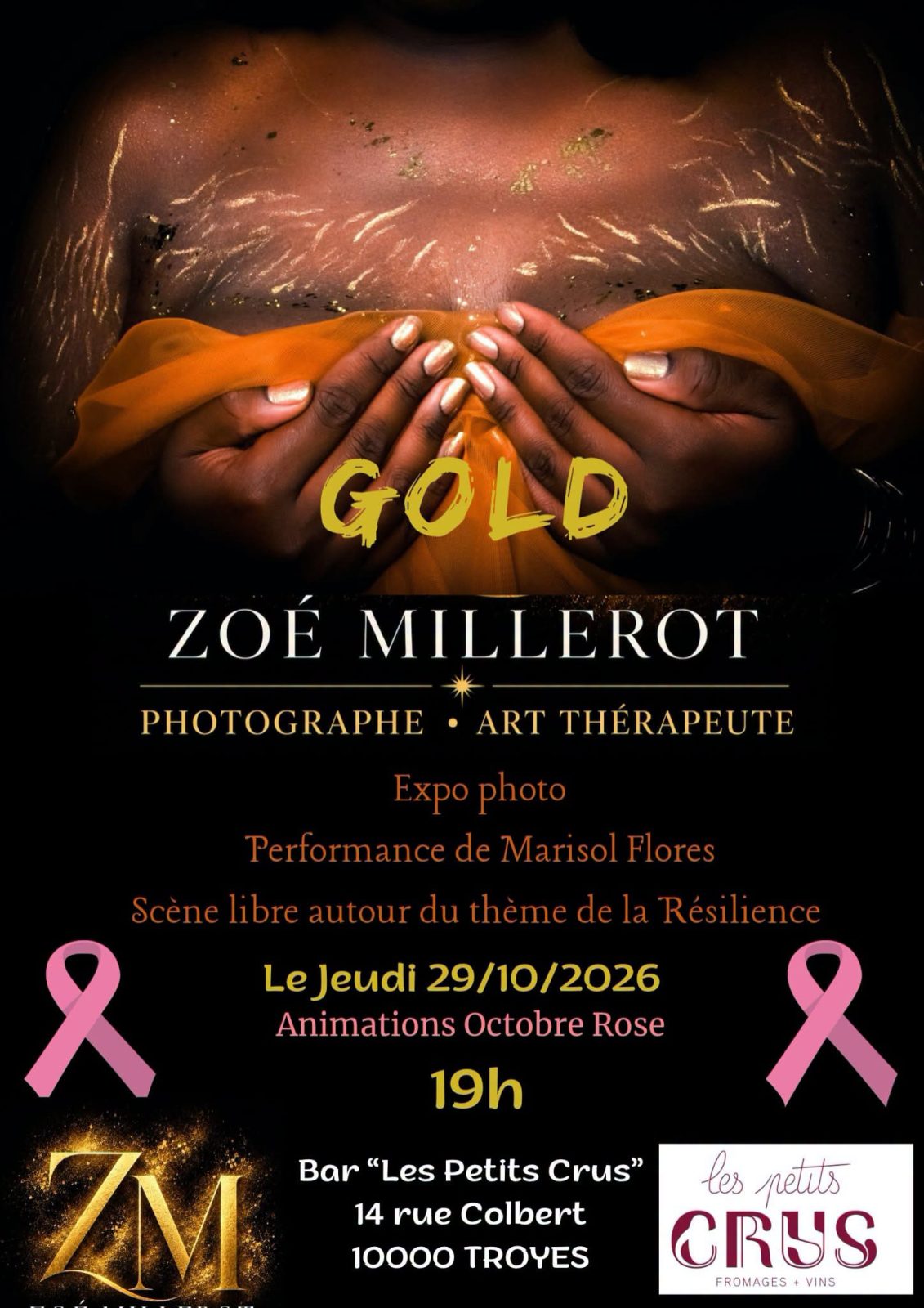 Soirée GOLD – Zoé Millerot aux Petits Crus